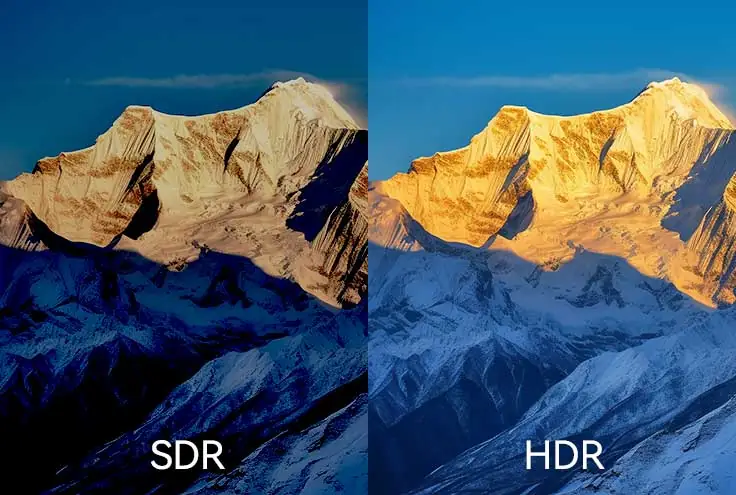 High Dynamic Range (HDR) Supported